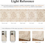 10x12 Beige Washable Vintage Area Rug - Image 5