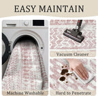 8x10 Machine Washable Area Rug for Living Room, Kids and Pets Friendly for - Image 5