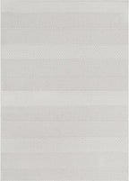 Beverly Rug Micro Loop Area Rug White 8x10 Modern Luxury Soft Boho Geometric - Image 3