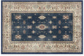 RUGGABLE Washable Vintage Area Rug – Verena Sapphire 2x3, Stain-Resistant by RUGGABLE
