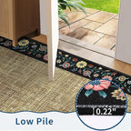 GarveeHome Entryway Rug 2x6 Modern Bordered Runner Rug Washable Kitchen Runners - Image 5