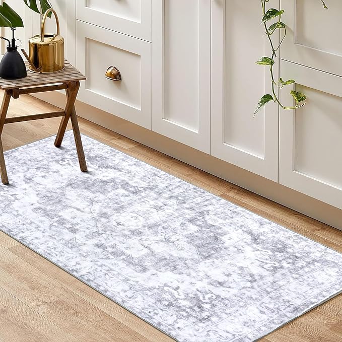 COMSLE Washable Door Mat, Front Door Mat Indoor Faux Wool Absorbent Small Rugs - Image 7