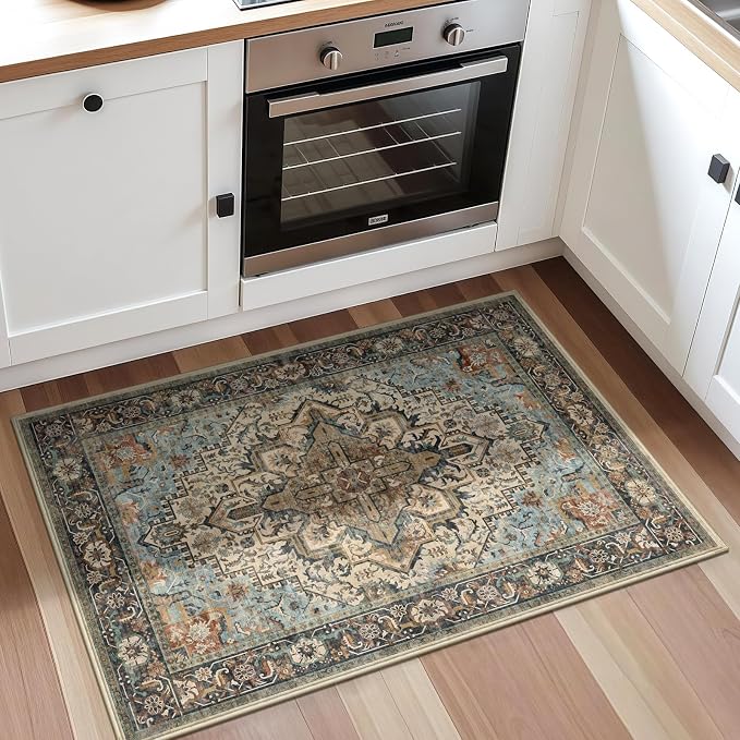 2x3 Machine Washable Area Rug for Entryway, Kids and Pets Friendly for Bedroom - Image 8