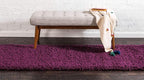 Unique Loom Solid Shag Collection Area Rug - Image 3