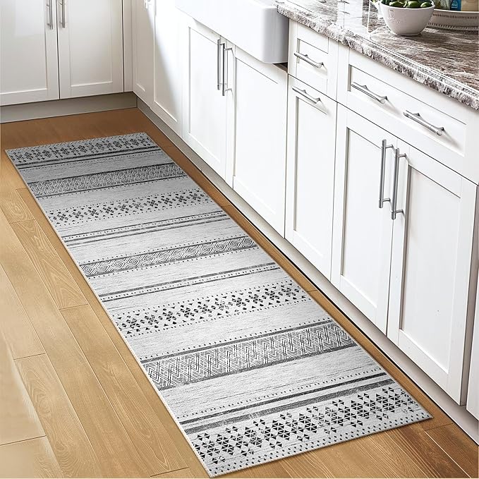 BESTSWEETIE 2x6 Area Rugs for Living Room Washable Moroccan Farmhouse Neutral - Image 7