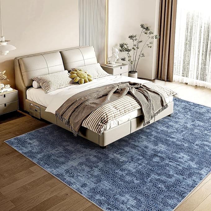 WITSHOCK 5x7 Area Rugs for Living Room: Machine Washable Non Slip Modern - Image 3