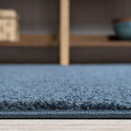 JONATHAN Y Haze Solid Low-Pile Navy Indoor Area Rug 9x12, Minimalist, - Image 9