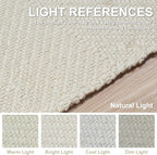 Collive Washable Area Rug 3' x 5', Modern Woven Kitchen Rugs - Image 8