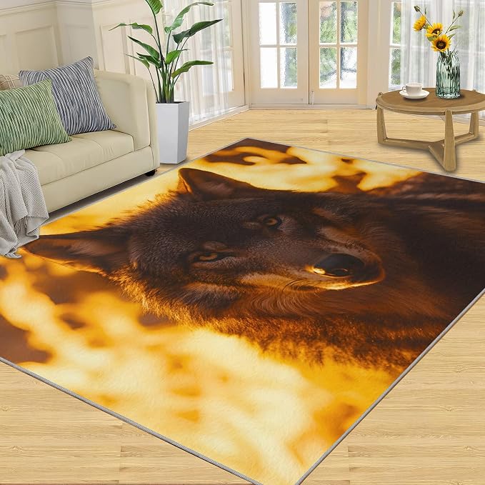 Wolf Rugs for Bedroom - Image 3