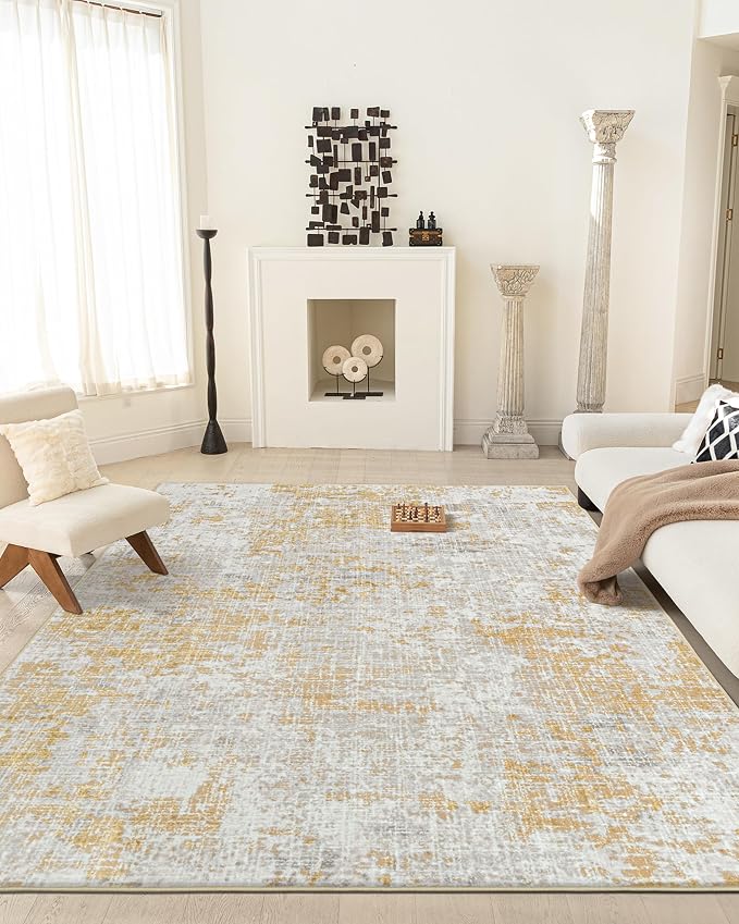 ILANGO 5 x 7 Area Rug for Living Room Bedroom Washable Rugs - Image 9