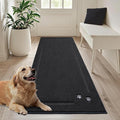BEQHAUSE Dog Door Mat for Muddy Paws 32"x70" Dirt Trapper Absorbent Doormat Non by BEQHAUSE