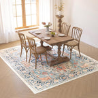 VK VK·LIVING Machine Washable Rug 4'x6' Vintage Design Washable Area Rugs - Image 7