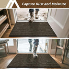 COSY HOMEER-Dirt-Trapper-Door-Mat 32"x48" Non-Slip Entryway Rugs, Washable - Image 3