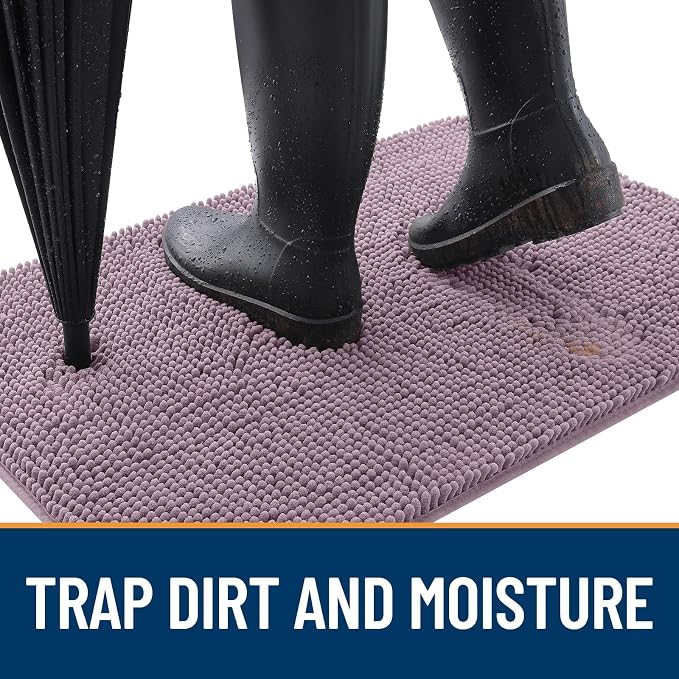 OLANLY Dog Door Mat for Muddy Paws 47x24, Absorbs Moisture and Dirt, Absorbent - Image 2