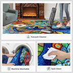 Boho Peacock Rug Small - Image 7
