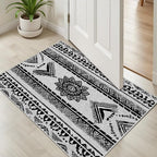 Area Rugs Moroccan for Living Room 8x10, Washable Non-Slip Boho Rug, Neutral - Image 4