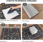 Boho Floral Machine Washable Runner Rug 2x6, Super Thin Hallway Rug Runner - Image 4
