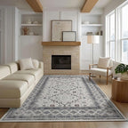 Washable 6x9 Area Rug for Living Room, Carpet for Bedroom Dining Room, Non - Image 2
