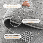 Shilucheng Wool Rug 9x12 Non-Slip, Blend 80% Wool and 20% Cotton Rugs - Image 7