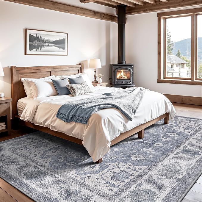 LUMI Washable Area Rug 8x10 for Living Room, Ultra Soft Stain Resistant Carpet - Image 4