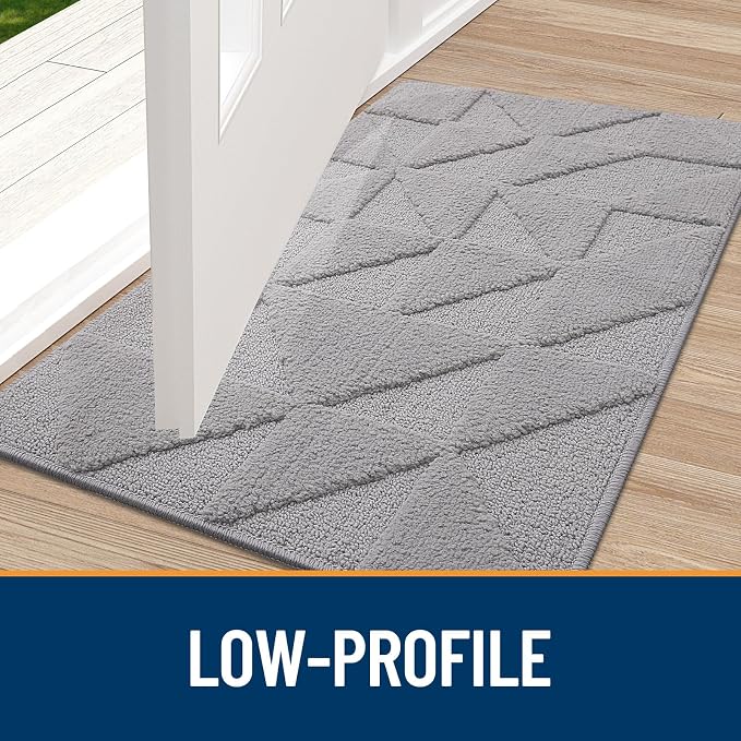 OLANLY Door Mats Indoor, Dirt Resist, Entrance Washable Mat, Low-Profile Inside - Image 7