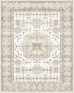 8x10 Area Rug Washable Living Room Carpet Bedroom Rug, Retro Accent Throw - Image 3