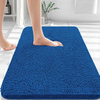 OLANLY Bathroom Rugs 30x20, Extra Soft Absorbent Chenille Bath Rugs, Rubber - Image 2