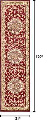 Unique Loom Versailles Collection Traditional Classic Medallion Floral Motif - Image 3
