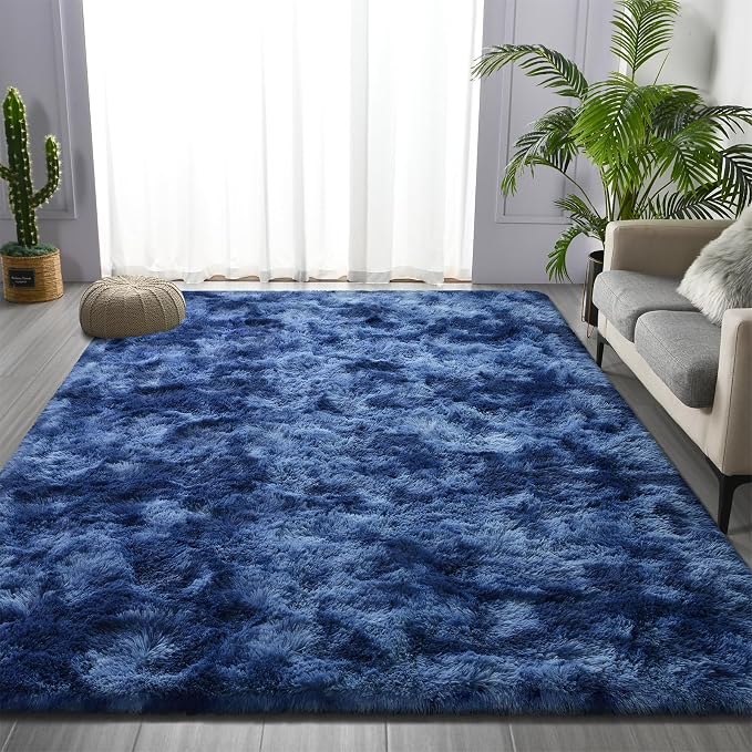 Large Shag Area Rugs 6 x 9, Plush Fuzzy Rugs - Image 2