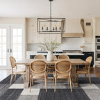 Rugshop Gray Modern Geometric Boxes Non-Slip Area Rug Non-Shedding - Image 10