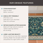 Teal 3x4 Entryway Rug - Image 7
