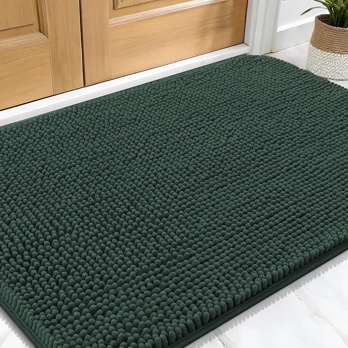 OLANLY Dog Door Mat for Muddy Paws 30x20, Absorbs Moisture and Dirt, Absorbent by OLANLY