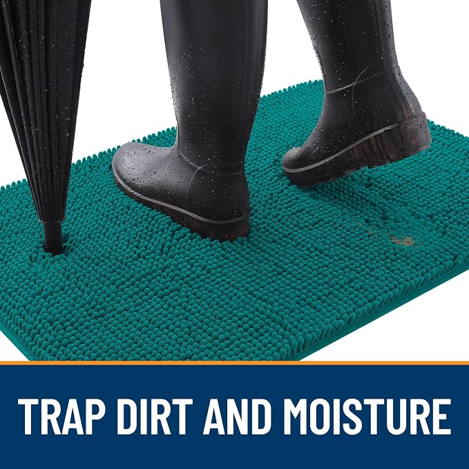 OLANLY Dog Door Mat for Muddy Paws 24x16, Absorbs Moisture and Dirt, Absorbent - Image 2