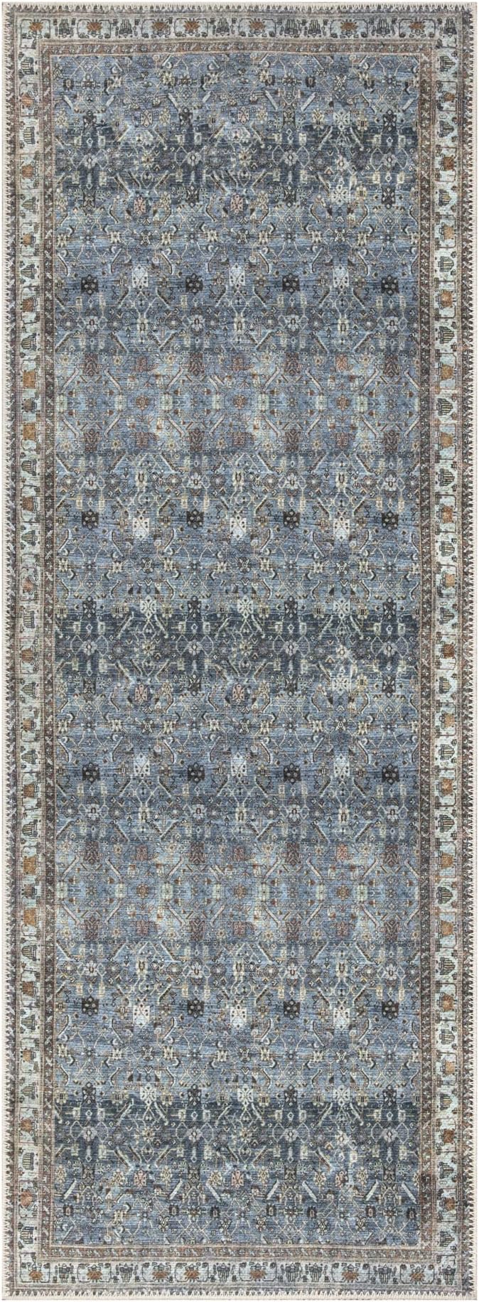 Bloom Rugs Washable Non-Slip 7 ft Runner - Image 3