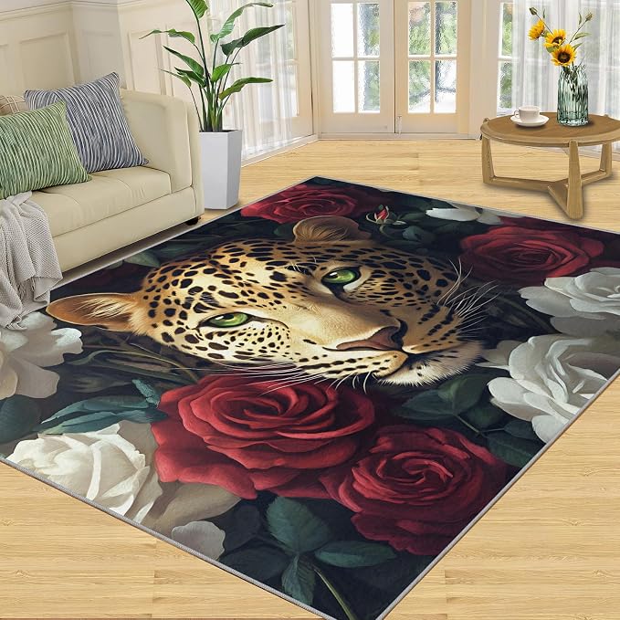 Leopard Rugs for Bedroom - Image 3