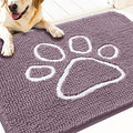 OLANLY Dog Door Mat for Muddy Paws 30x20, Paw Print Design, Absorbs Moisture by OLANLY