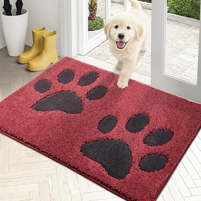PURRUGS Dirt Trapping Door Mat 20" x 31.5", Non-Skid/Slip Machine Washable by PURRUGS
