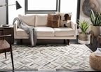 Premium Diamond Patterned Leather Area Rug - Image 2