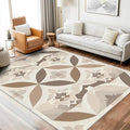 Geometric Rug, Washable 4x6 Rug by Unknown