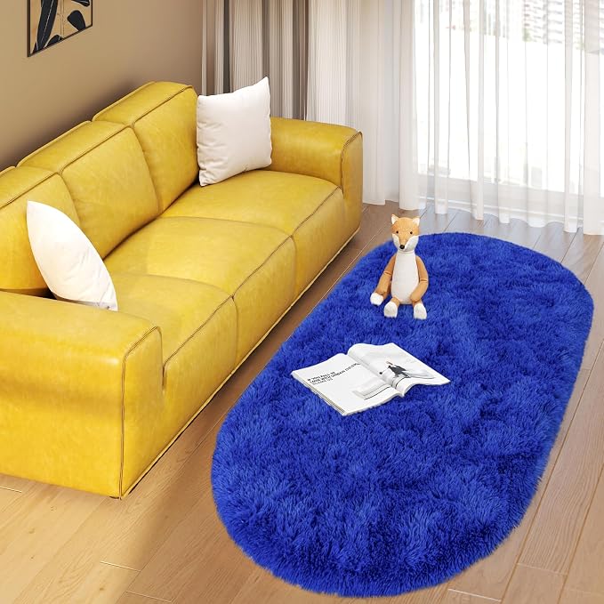 Soft Fluffy Area Rug for Bedroom, Non-Slip Cozy Plush Shag Carpet for Boys Kids - Image 9