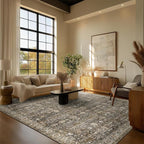 8x10 Washable Area Rugs Ultral Soft Non-Slip Stain Resistant Vintage Boho Large - Image 6