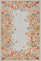 Wonnitar Floral Washable Area Rug 4x6 Halloween Rug, Non-Slip Soft Fall Rugs - Image 8