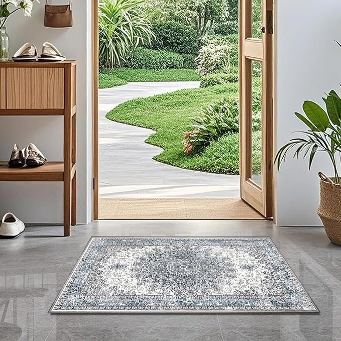 2’x3’ Entry Rug Welcome Mat Small Washable Indoor Door Rug Front Door Mat - Image 4