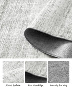 Art&Tuft Washable Rugs 5x7, Low Pile Area Rugs - Image 6
