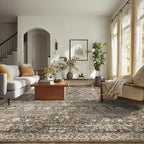8x10 Washable Area Rugs Ultral Soft Non-Slip Stain Resistant Vintage Boho Large - Image 3