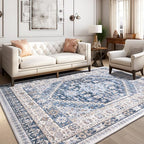zesthome 10x14 Area Rugs, Stain Resistant Washable Rug, Ultra-Thin Rugs - Image 3
