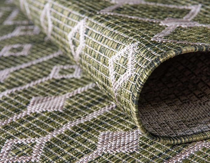 Unique Loom Outdoor Trellis Collection Area Rug - Image 6