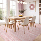 Nakagishi Pink Rugs for Bedroom Girls: 6x9 Washable Boho Large Neutral Cute - Image 5