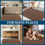 OLANLY Dog Door Mat for Muddy Paws 24x16, Absorbs Moisture and Dirt, Absorbent - Image 8