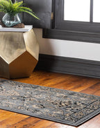 Rugs.com Yasmin Collection Rug – 10 Ft Runner Gray Medium Rug Perfect - Image 4